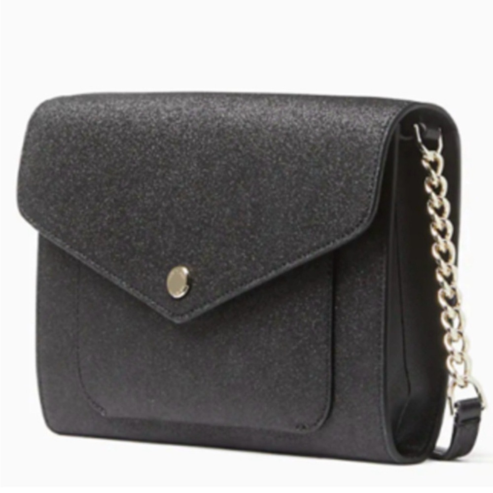 NWT KATE SPADE GLITTER FLAP CROSSBODY